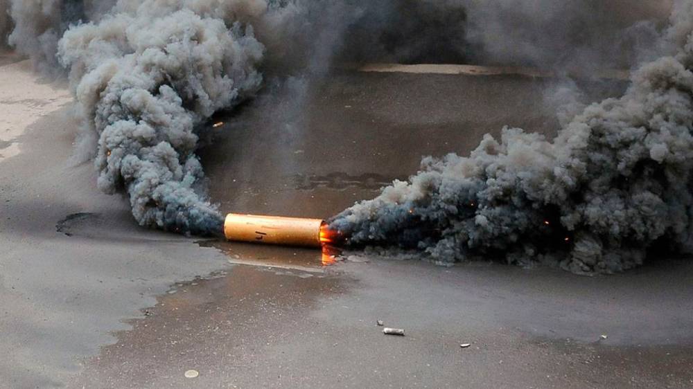 Неизвестный на велосипеде забросил дымовую шашку в ресторан на проспекте Науки