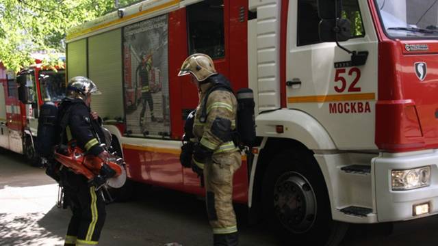 Пожар произошел в ресторане в центре Москвы