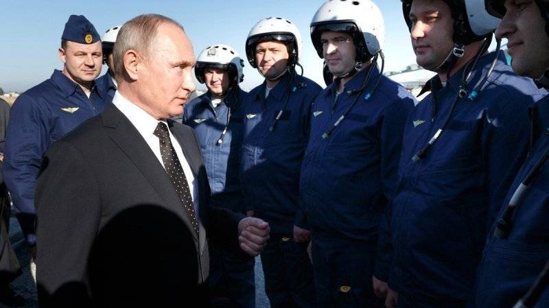 Путин заявил о доверии сирийцев к российским военнослужащим