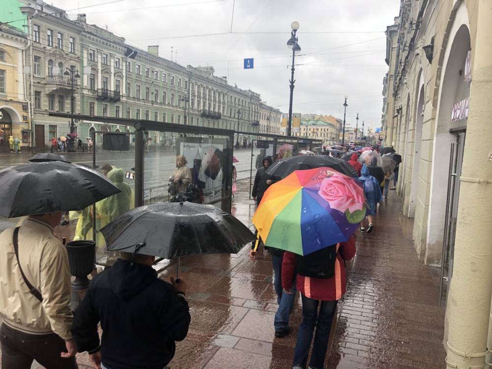 Понедельник в Петербурге будет дождливым и ветреным