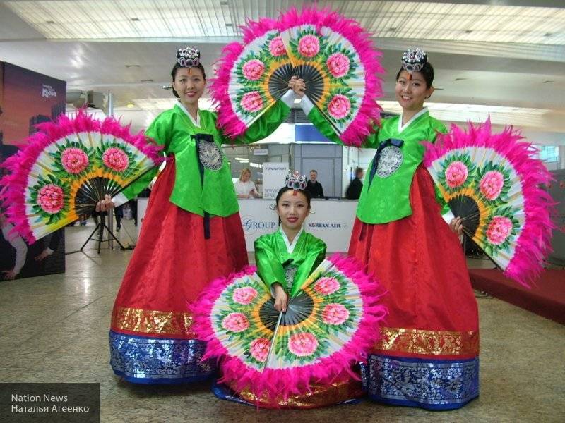 Традиционный фестиваль "День Кореи" порадовал пассажиров аэропорта Шереметьево в Москве