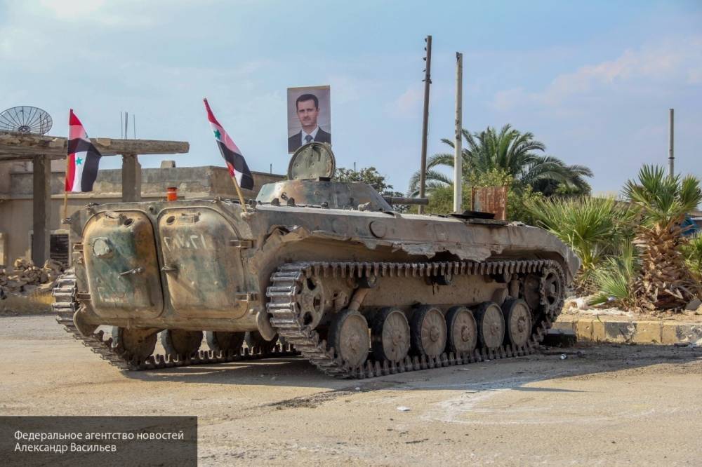 Сирийские войска вошли в город Аль-Мансур к югу от Ракки