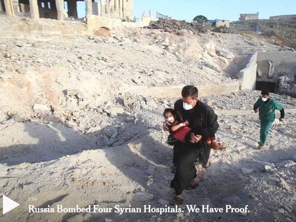 The New York Times: в мае Россия нанесла авиаудары по четырем больницам в Сирии