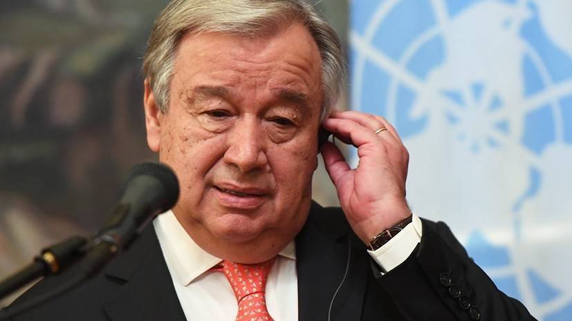 Генсек ООН выразил серьёзную обеспокоенность ситуацией в Сирии