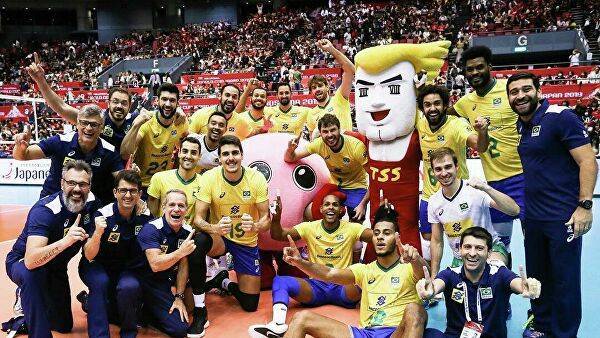 Волейболисты сборной Бразилии стали победителями Кубка мира, обыграв Японию