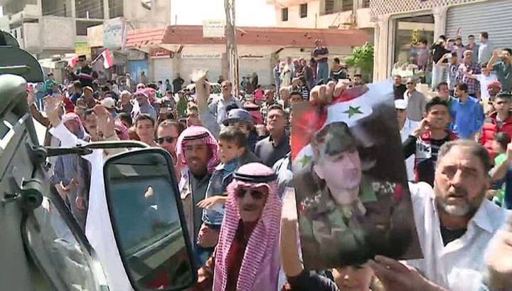 В Сирии проходят митинги против иностранной оккупации