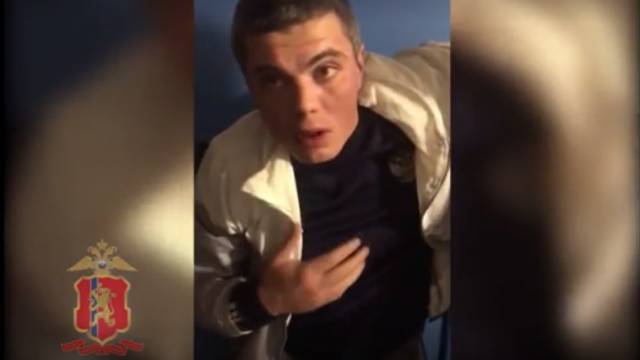 Видео задержания подозреваемых в убийстве биатлониста в Красноярске