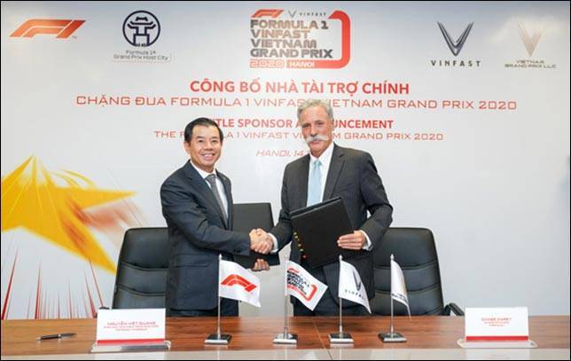 VinFast – титульный спонсор Гран При Вьетнама