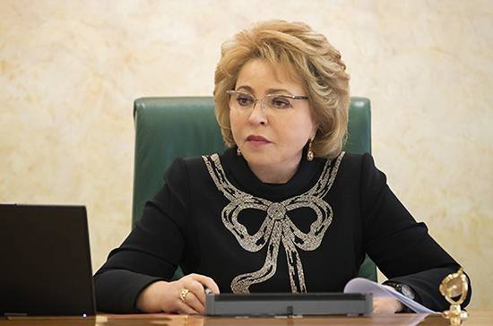 Матвиенко предложила активизировать межпарламентское взаимодействие с ОАЭ