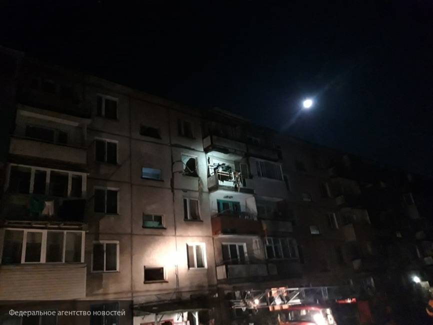 Появилось видео с места обрушения 5-этажного дома в Приморье