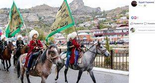 Историки устроили конный поход в честь Шамиля на фоне споров с Кадыровым