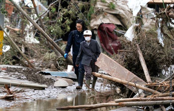 Число жертв тайфуна "Хагибис" в Японии превысило 50 человек