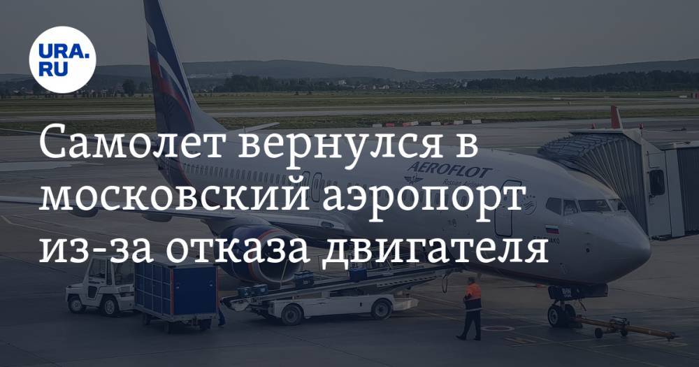 Самолет вернулся в московский аэропорт из-за отказа двигателя