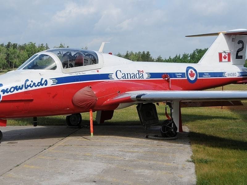 Тренировочный самолёт ВВС Канады упал в США