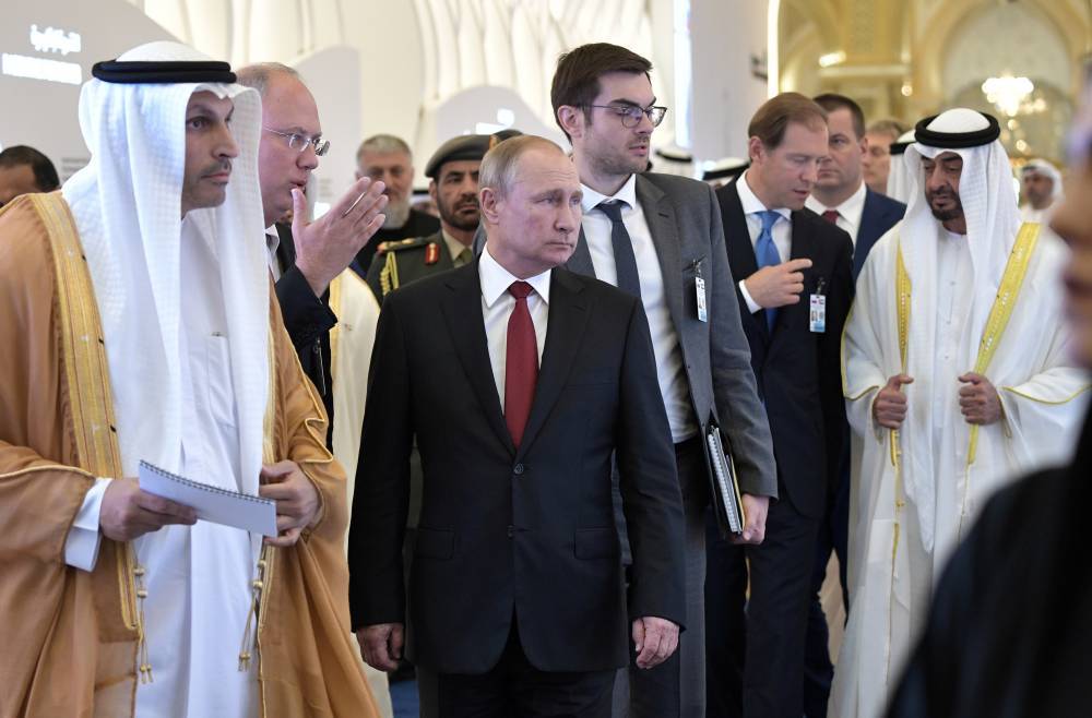 Путин пообещал обеспечить инвесторам ОАЭ комфорт на рынке России
