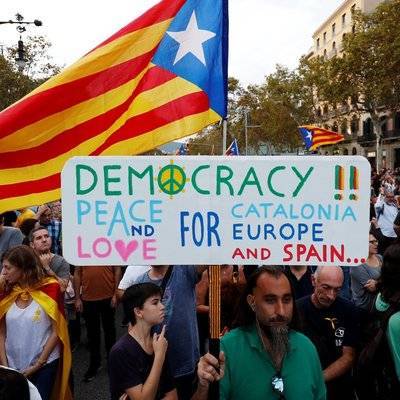 Сегодня сторонники независимости Каталонии продолжили акции протеста