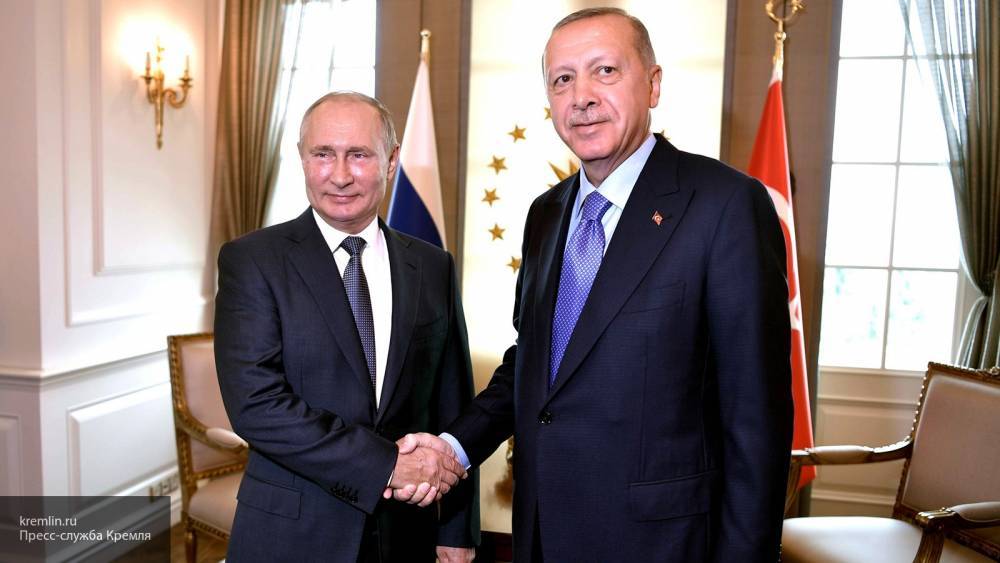 Эрдоган ответил положительно на приглашение Путина посетить Россию с рабочим визитом