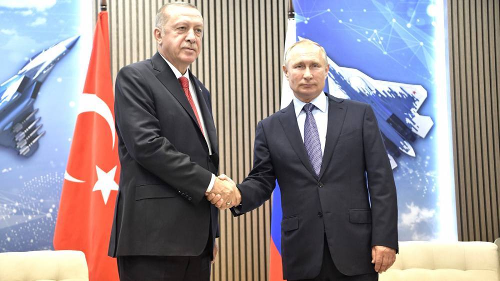 Путин и Эрдоган договорились созвать конституционного комитета Сирии в октябре