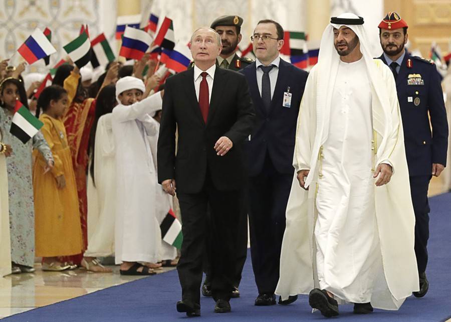 Путин встретился с наследным принцем Арабских Эмиратов
