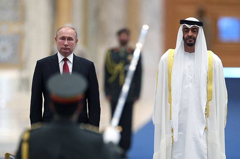 Путин описал отношения России и ОАЭ