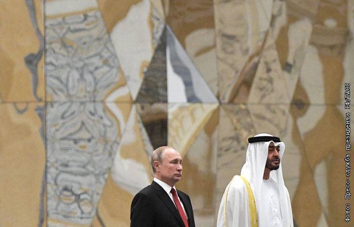 Путин оценил в $1,5 млрд сделки между Россией и ОАЭ, заключенные в Абу-Даби