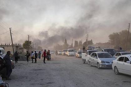 Турецкие войска захватили приграничный населенный пункт в Сирии