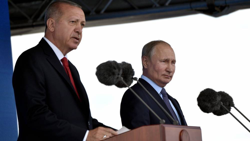 Эрдоган принял приглашение Путина посетить Россию в ближайшее время