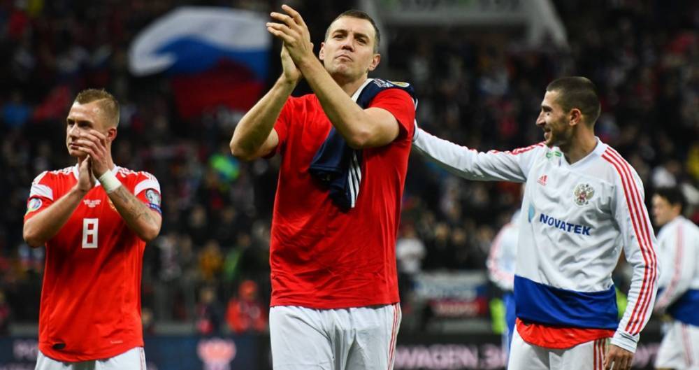 Дзюба и Черышев выйдут в составе сборной России на матч с киприотами