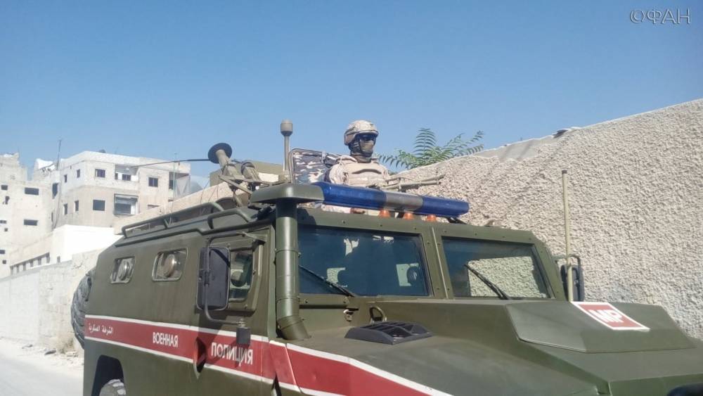 Российские военные полицейские впервые организовали патруль в городе Манбидж в Сирии