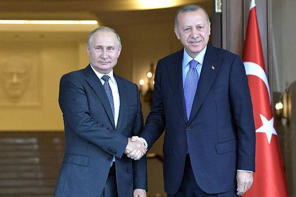 Путин пригласил Эрдогана в Россию