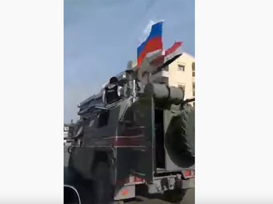Российская военная полиция вышла к границе Сирии и Турции