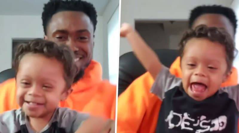 На трогательном видео малыш, победивший рак, танцует вместе со счастливым отцом
