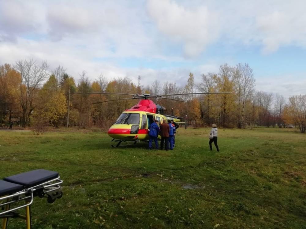 В Ленобласти 15 октября санавиация спасла двух пациентов региона