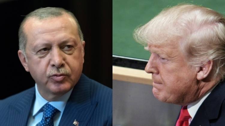Трамп поблагодарил главу Турции за приостановку операции против курдов в Сирии