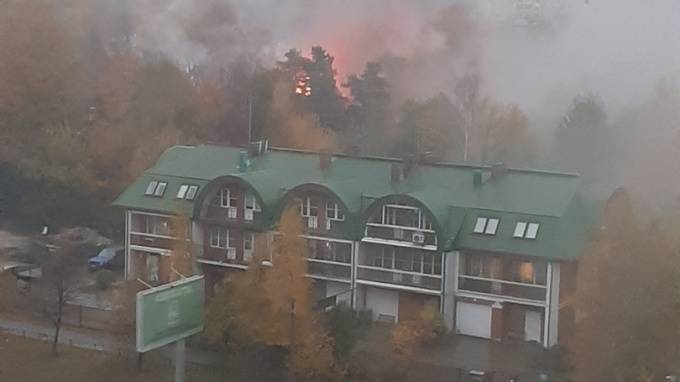 В пожаре на Первомайском проспекте никто не пострадал