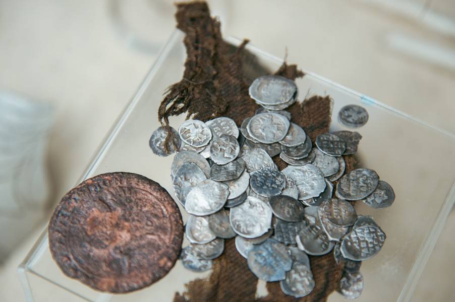 Монетный клад времен Петра I обнаружили в Красносельском районе