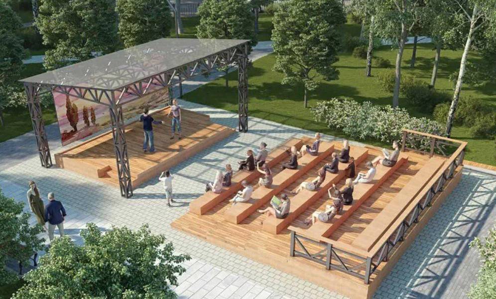 Зеленый театр в сквере Победы появится в 2020 году