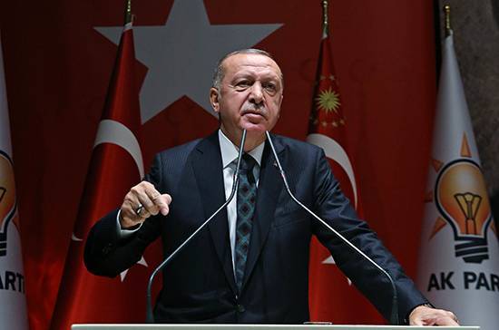 Турция при необходимости готова самостоятельно создать зону безопасности в Сирии, заявил Эрдоган
