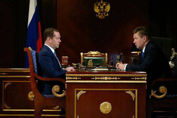 Миллер рассказал Медведеву о судьбе транзитного газового контракта с Украиной
