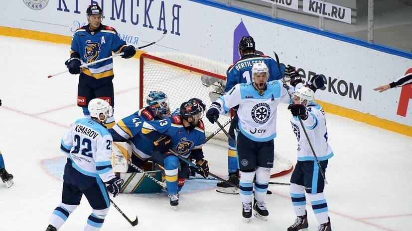 «Сочи» потерпел шестое поражение подряд в КХЛ, уступив «Сибири»