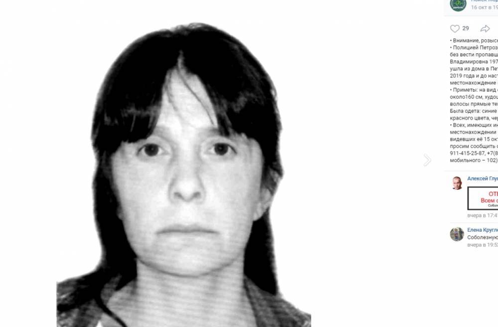 Пропавшую в лесу 45-летнюю петрозаводчанку нашли мертвой