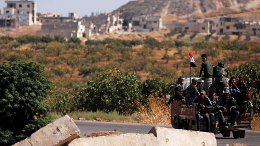 Армия Сирии ведёт бой с протурецкими группами в приграничном районе