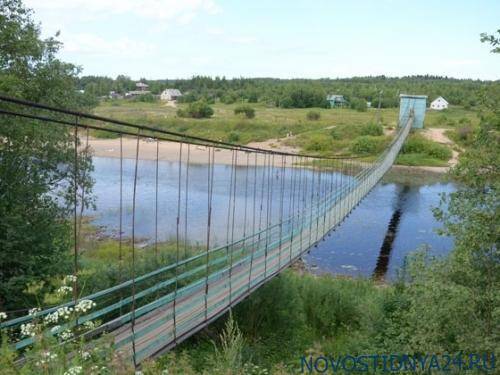 В Харовске построят самый длинный в Вологодской области навесной мост