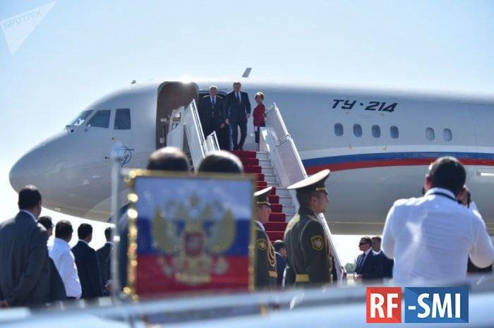 Самолет В. Путина приземлился в ереванском аэропорту «Звартноц»