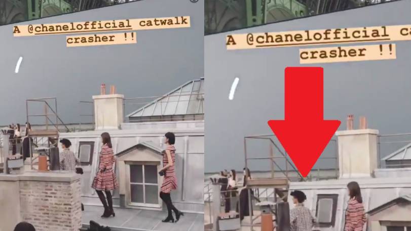 Опубликовано видео, как хитрая самозванка испортила показ Chanel