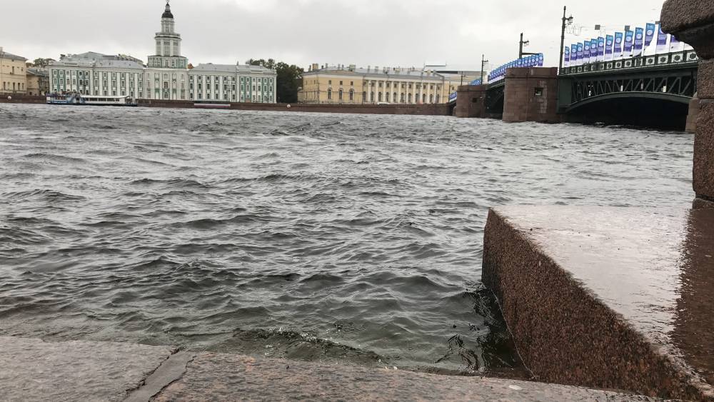 В Петербурге перекрыли дамбу из-за угрозы наводнения