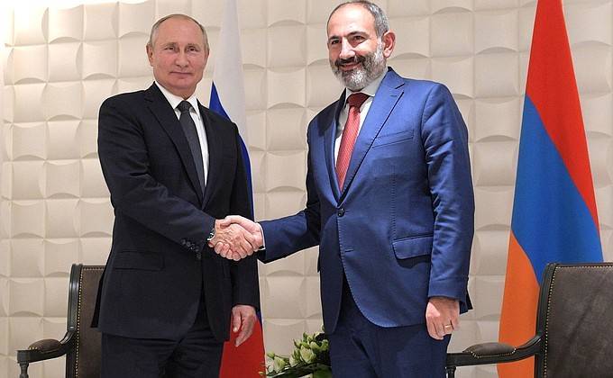 Встреча с&nbsp;Премьер-министром Армении Николом Пашиняном