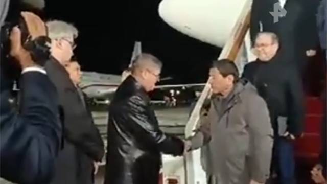 Президент Филиппин Дутерте прилетел в Москву
