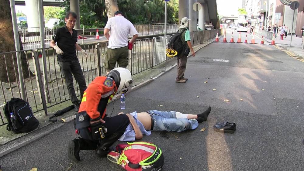 В Гонконге число пострадавших от протестов увеличилось до 31 человека