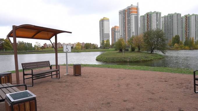 В Купчино открыли парк Героев-Пожарных площадью 50 гектаров - piter.tv
